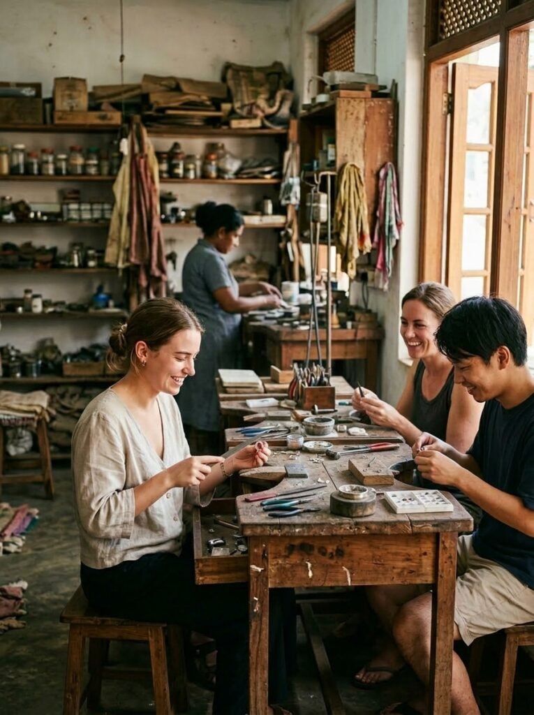 personal workshop in the heart of Arugambay
